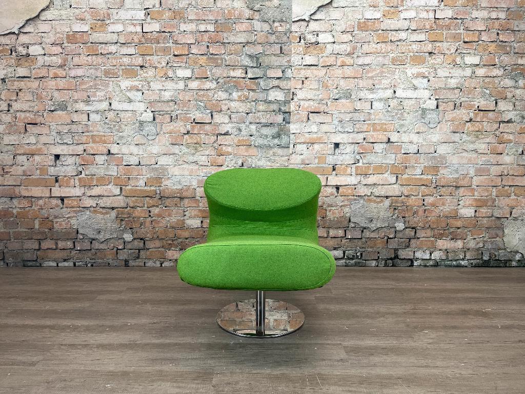 Softline Rio groen bij TheReSales, Huis en Inrichting, Fauteuils, Ophalen, Design, 75 tot 100 cm, Zo goed als nieuw