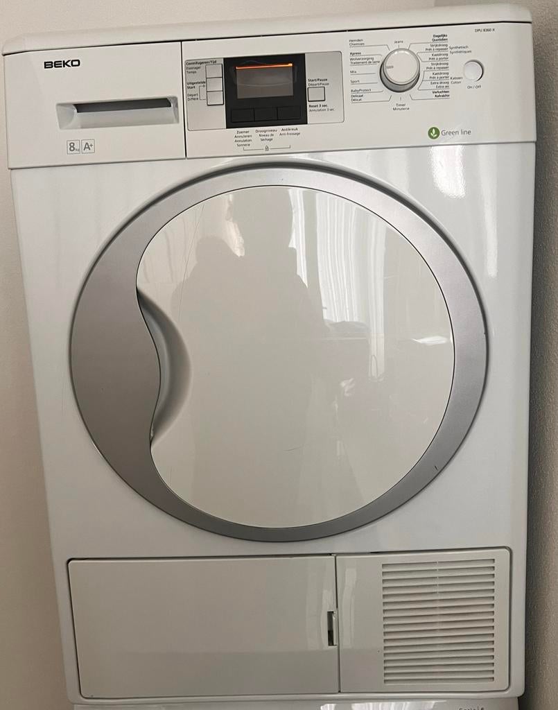 Beko DPU 8360 X warmtepompdroger, Witgoed en Apparatuur, Wasdrogers, Ophalen, Gebruikt, Overige typen, 8 tot 10 kg