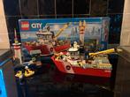 Lego city brandweerboot 60109, Ophalen of Verzenden, Zo goed als nieuw, Complete set, Lego