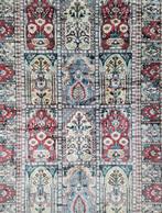 Handgeknoopt Perzisch zijde Kashmir tapijt blue 120x195cm, 100 tot 150 cm, Onbekend, Ophalen of Verzenden, Zo goed als nieuw