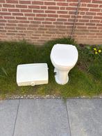 Toilet met stortbak, Doe-het-zelf en Verbouw, Sanitair, Ophalen, Gebruikt, Toilet