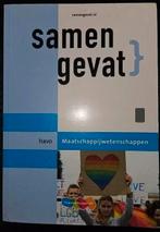 Samengevat Maatschappijwetenschappen HAVO (Examen), Boeken, Schoolboeken, Overige vakken, Ophalen of Verzenden, Zo goed als nieuw