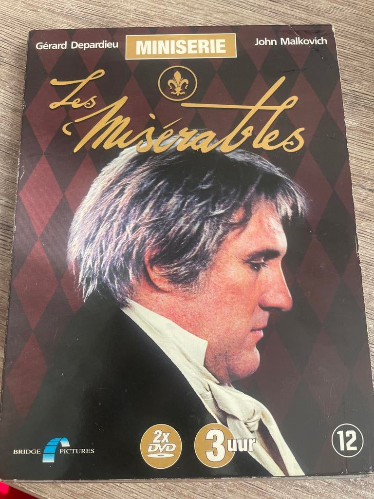 Les Misérables Miniserie DVD - Gérard Depardieu, Vanaf 12 jaar, Ophalen of Verzenden, Gebruikt, Historisch of Kostuumdrama
