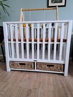 Kidsmill la Première box met Jollein boxkleed en babygym, Kinderen en Baby's, Boxen, Ophalen, Zo goed als nieuw, Rechthoekig, In hoogte verstelbaar