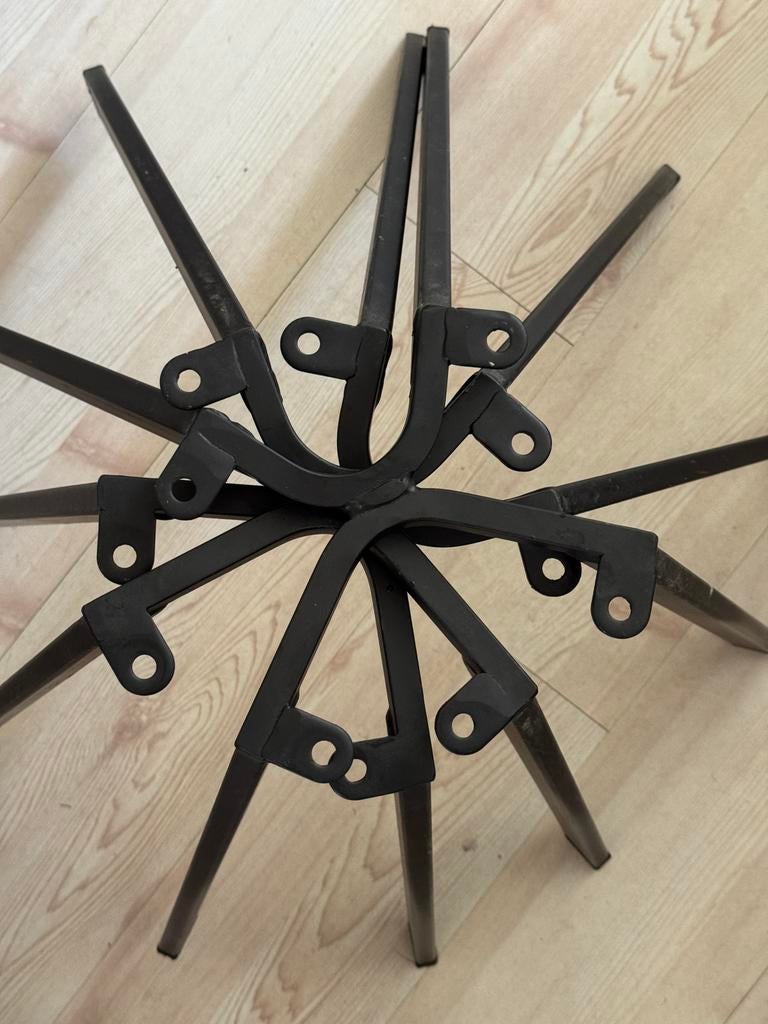 Onderstel kuipstoel (4x), Ophalen, Gebruikt, Zwart, Vier