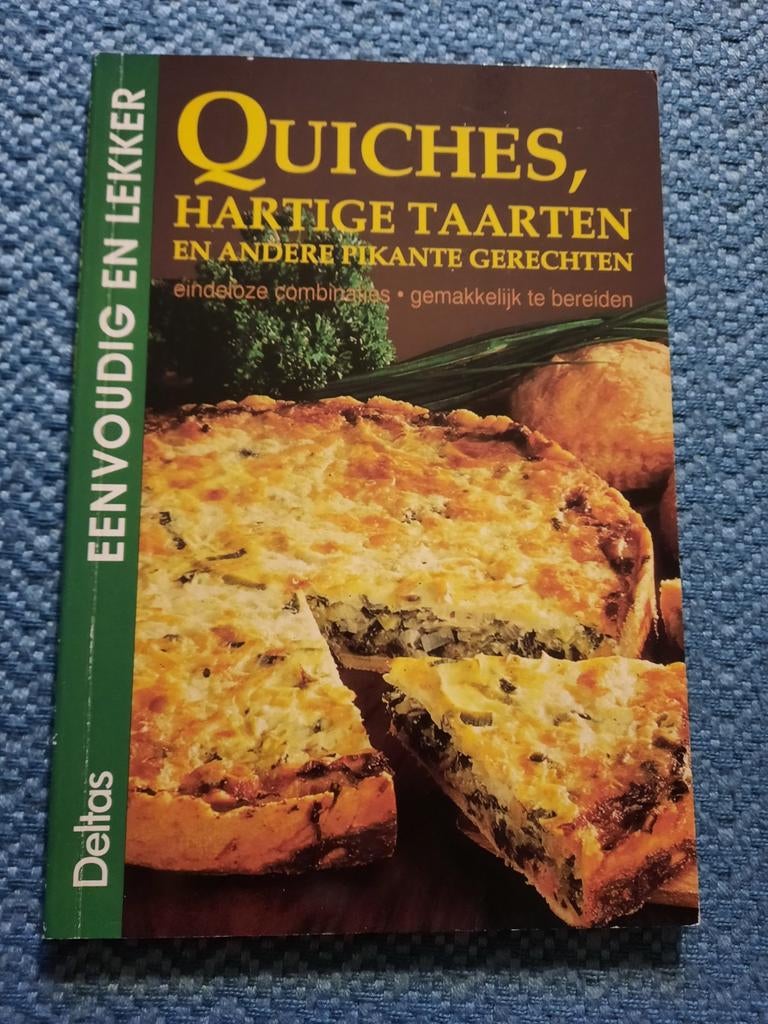 Quiches, Hartige Taarten en andere Pikante Gerechten, Boeken, Kookboeken, Ophalen of Verzenden, Zo goed als nieuw, Hoofdgerechten