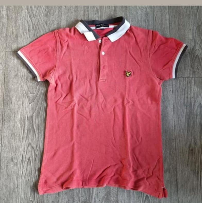 🧔polo van lyle scott maat S🧔, Kleding | Heren, Polo's, Zo goed als nieuw, Lyle & Scott, Rood, Verzenden