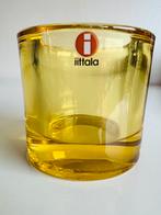 Iittala KIVI Marimekko Waxinelichthouder~Geel Yellow 2012, Ophalen of Verzenden, Zo goed als nieuw, Overige materialen, Minder dan 25 cm
