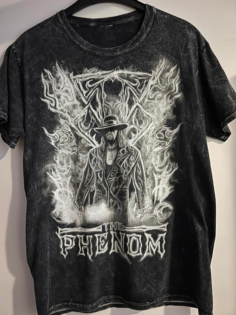 Wwe t-shirt Undertaker the Phenom maat S, Ophalen of Verzenden, Zo goed als nieuw, Maat 46 (S) of kleiner, Zwart