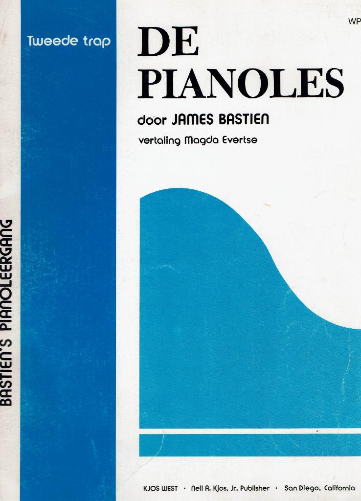 James Bastien - De Pianoles Tweede trap, Ophalen, Les of Cursus, Zo goed als nieuw, Piano