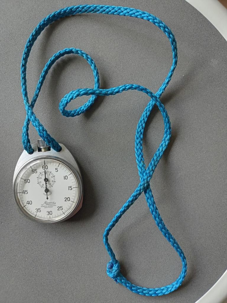 Vintage stopwatch Minerva, Ophalen of Verzenden, Gebruikt