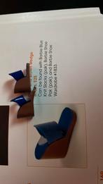 Barbie vintage Bleu and Brown Wedge Schoen, Ophalen, Zo goed als nieuw