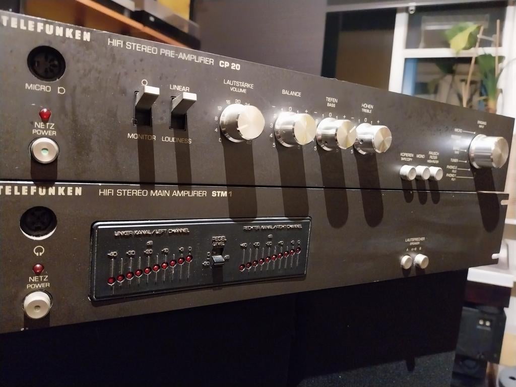 TELEFUNKEN VOOR EN EINDVERSTERKER, Ophalen of Verzenden, Zo goed als nieuw, Overige merken