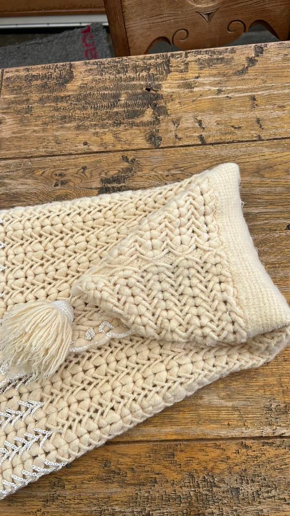 Warme vintage babycape motief gebreid, Ophalen of Verzenden, Jongetje of Meisje