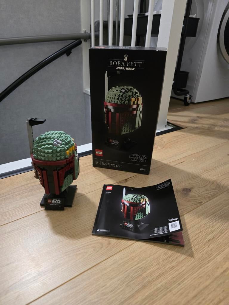 LEGO Star Wars 75277 Boba Fett Helm, Kinderen en Baby's, Speelgoed | Duplo en Lego, Ophalen of Verzenden, Zo goed als nieuw, Complete set
