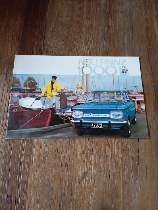NSU Prinz 1000 1965 8 pag., Verzenden, Zo goed als nieuw, Algemeen