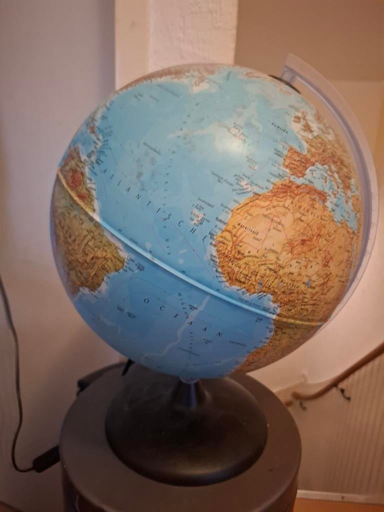 Globe, Huis en Inrichting, Woonaccessoires | Wereldbollen, Gebruikt, Interactief, Ophalen