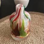 Fidrio mixed colours  glas, mondgeblazen bloemenvaas nieuw!, Overige kleuren, Nieuw, Ophalen of Verzenden, Glas