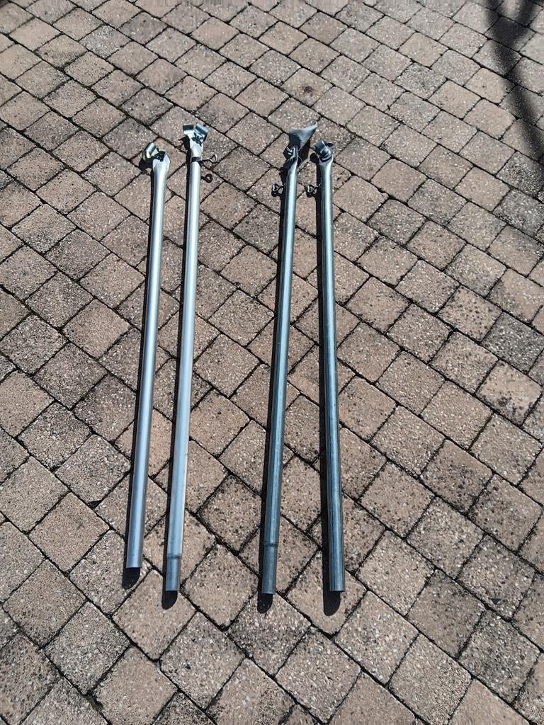 Verandastang voortent - 2x set van 2 stuks, Ophalen of Verzenden