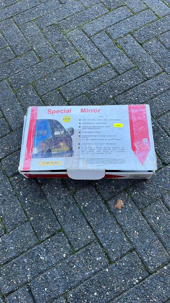Special mirror spiegelset compleet trillingsvrij, Caravans en Kamperen, Caravan accessoires, Ophalen, Zo goed als nieuw