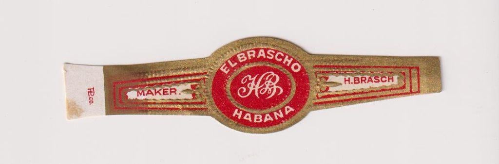 sigarenbanden - EL BRASCHO - H. BRASCH, Ophalen of Verzenden, Zo goed als nieuw, Sigarenbandjes