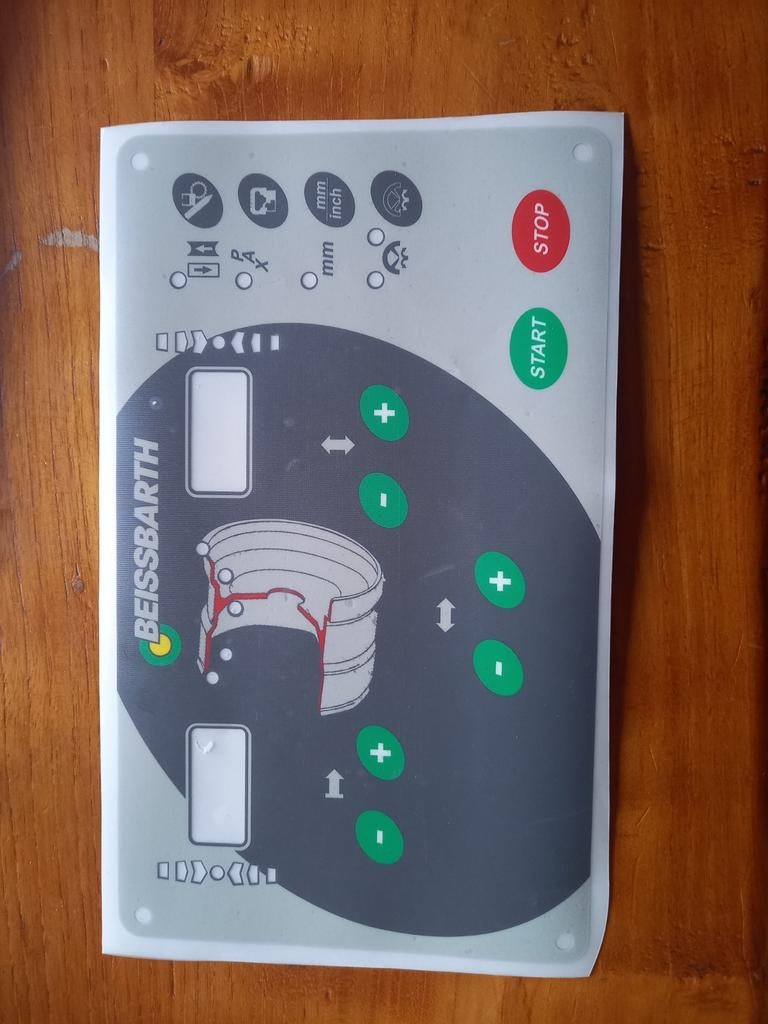 Sticker paneel bleissbarth, Auto diversen, Ophalen of Verzenden