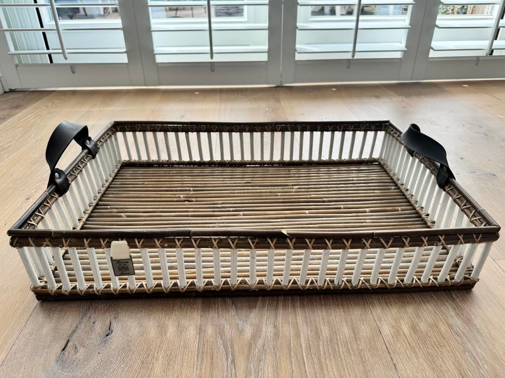 Bamboe dienblad van Rivièra Maison, Ophalen of Verzenden, Gebruikt, Rechthoekig, Hout