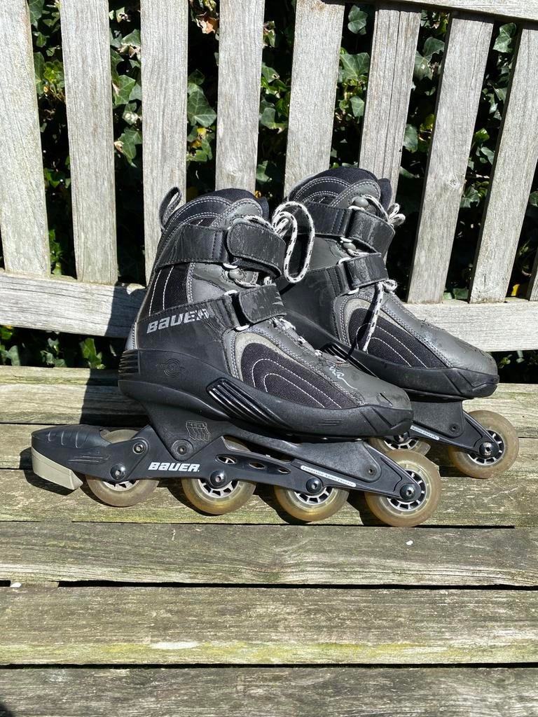 Bauer inline skates - Zwart - Maat 41 - Soft boot design, Gebruikt, Bauer, Dtc@bauer.com, Kinderen