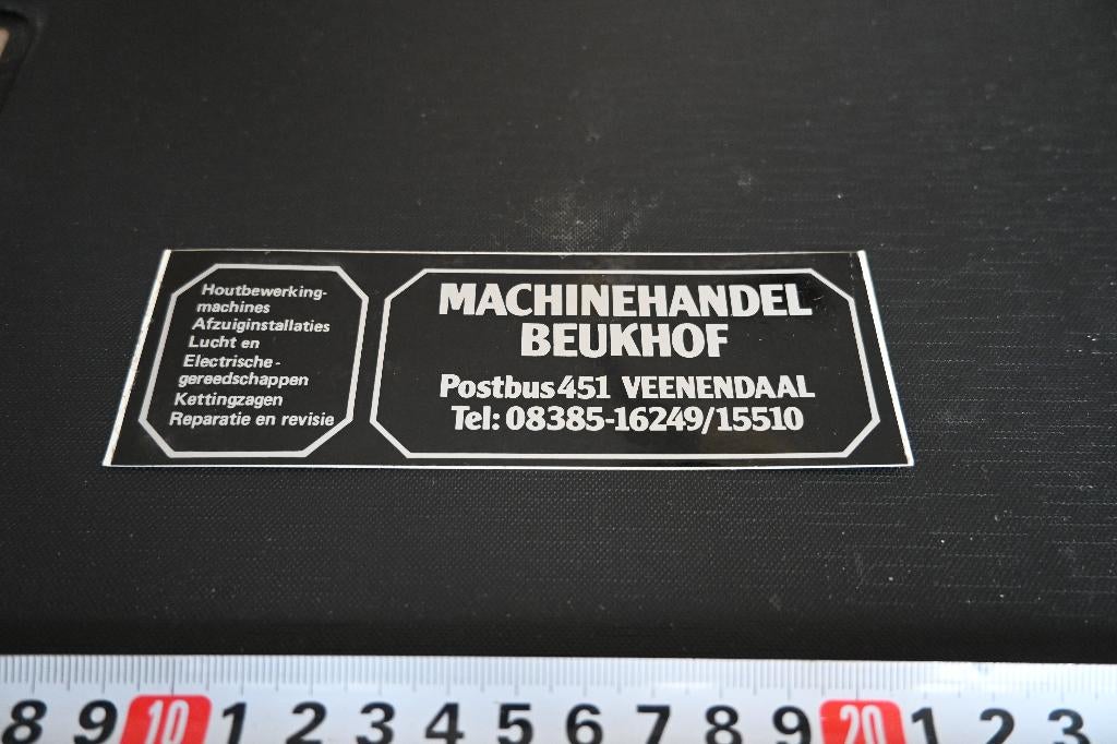 sticker Veenendaal Machinehandel BEUKHOF, Hobby en Vrije tijd, Stickers en Plaatjes, Zo goed als nieuw, Sticker, Ophalen