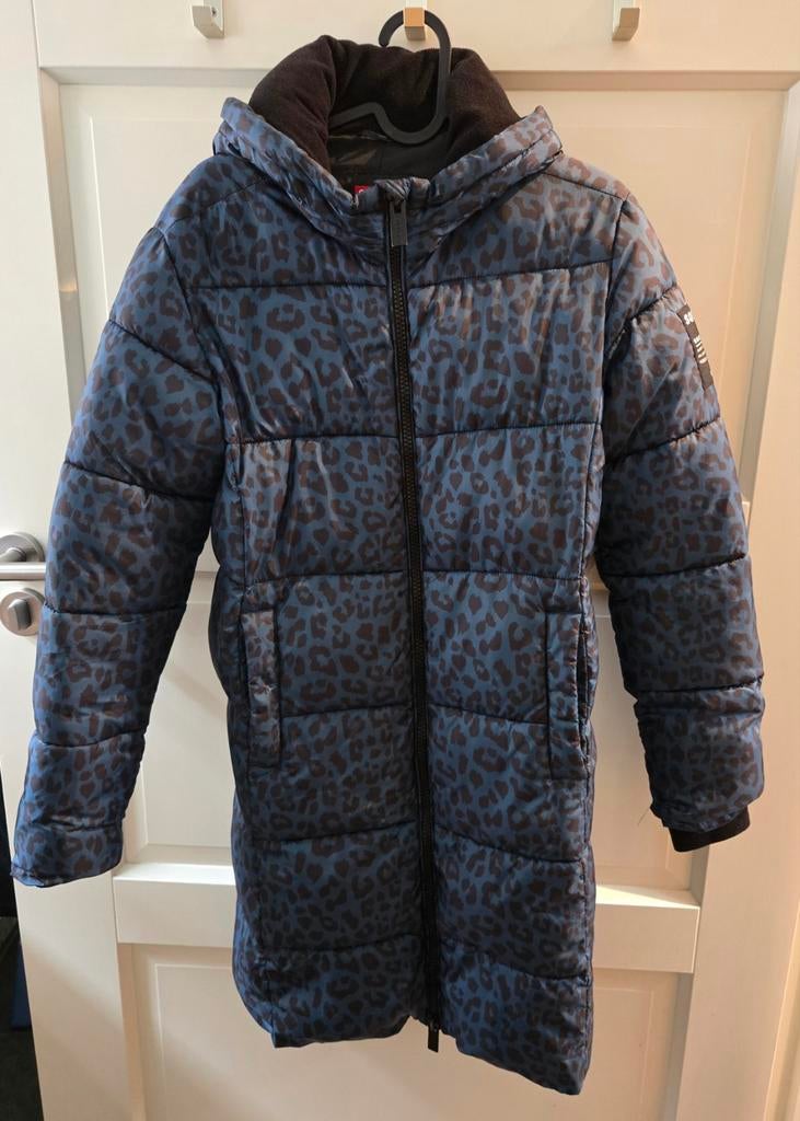 Lange gewatteerde winterjas,  maat 158, Kleding | Dames, Jassen | Winter, Blauw, Ophalen of Verzenden, Coolcat, Maat 34 (XS) of kleiner