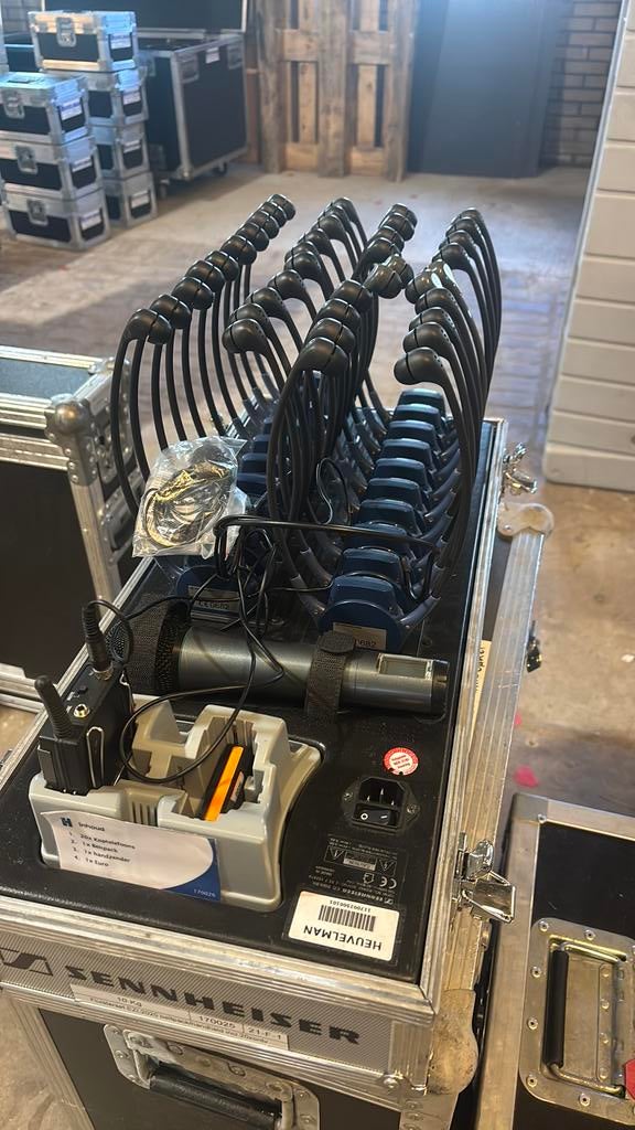 Sennheiser fluisterset/ Tourguide set van 20, Muziek en Instrumenten, Microfoons, Ophalen of Verzenden