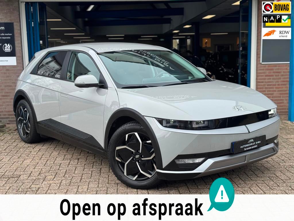 Hyundai IONIQ 5 Connect 58 kWh 2021 AUT NAVI BTW 1e Eig!, Auto's, Hyundai, Automaat, 966 min, Gebruikt, Zwart