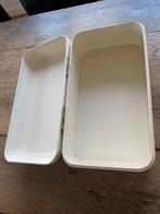 Boerenbond Broodtrommel - Crèmekleurig met Bloemmotief, Ophalen of Verzenden, Zo goed als nieuw