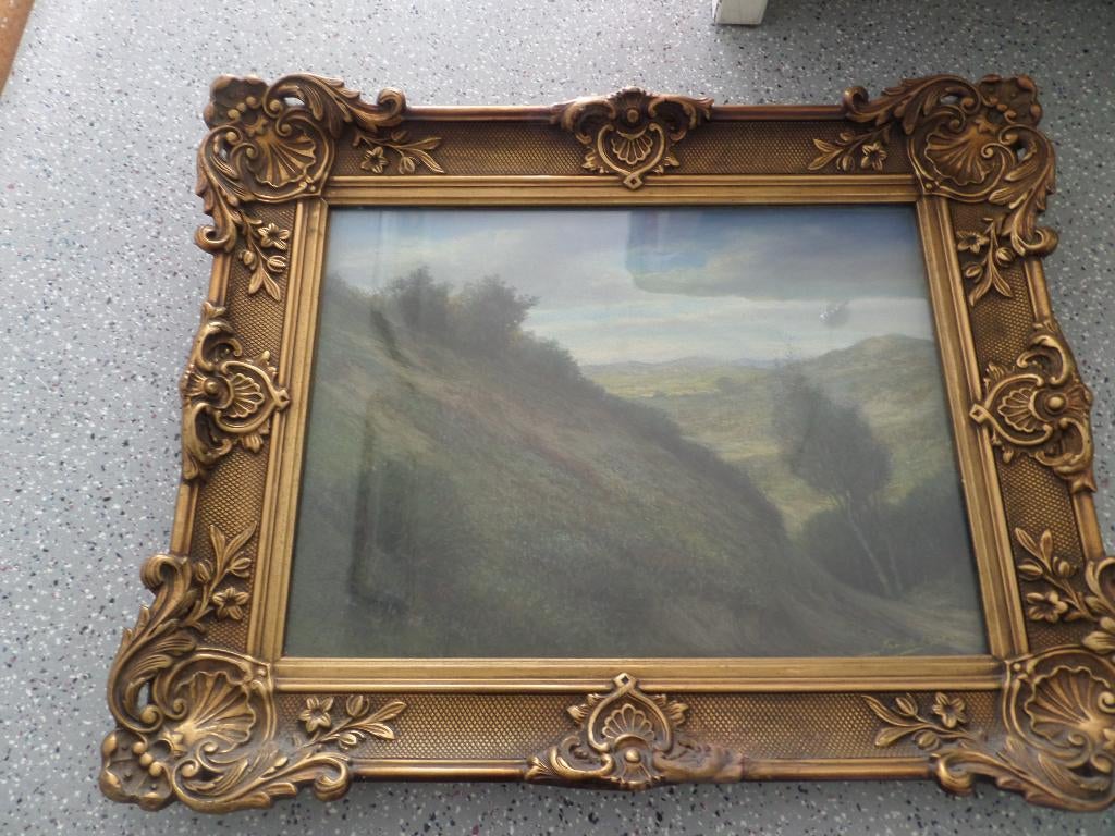 Duinlandschap van Jan de Boer, Antiek en Kunst, Kunst | Schilderijen | Klassiek, Ophalen of Verzenden