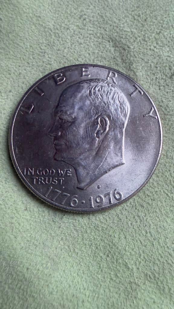 1776-1976 D Eisenhower Liberty Bell Moon One Dolla..., Postzegels en Munten, Verzenden, Noord-Amerika