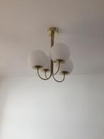 Maison du Monde bollen lamp scadinavisch goud messing design, Huis en Inrichting, Lampen | Hanglampen, Ophalen, Gebruikt, Minder dan 50 cm