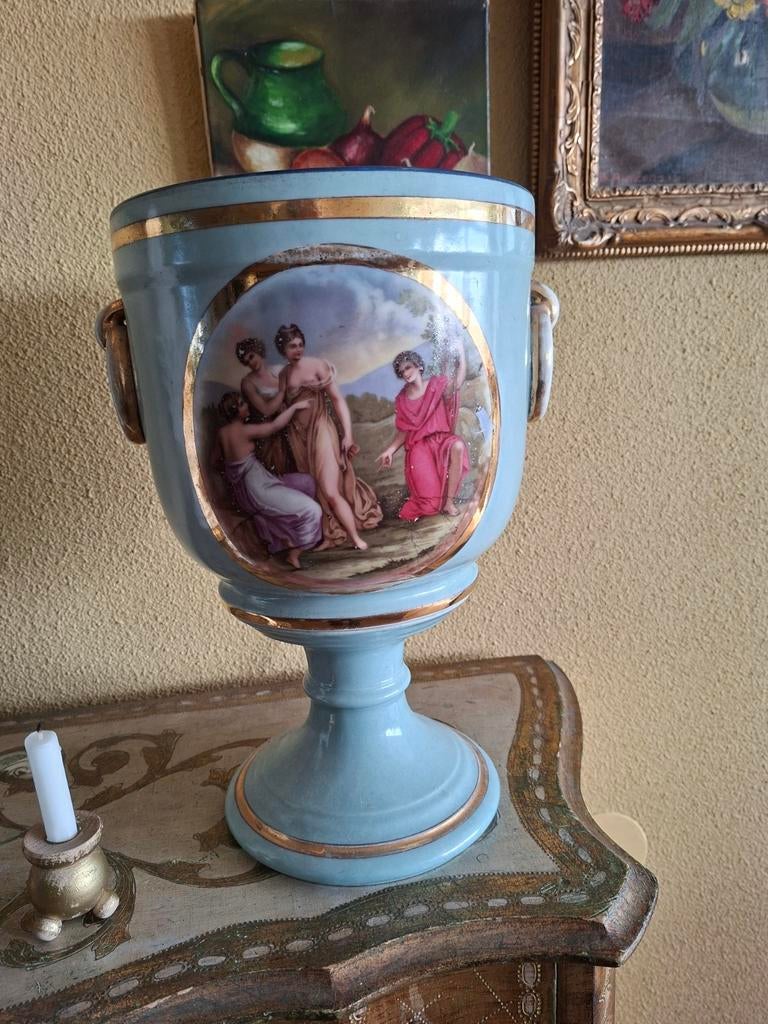 Grote antieke bloempot/ vaas, Ophalen of Verzenden