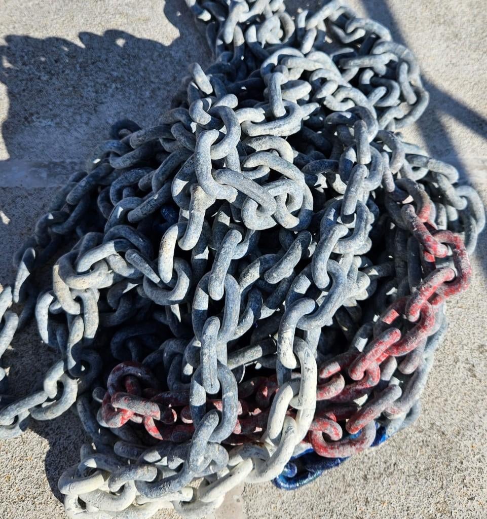 Ankerketting 10mm 77mtr. ISO 4565, Ophalen, Gebruikt, Ankeren en Afmeren, Zeilboot of Motorboot