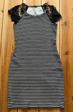 Caroline Biss jurk – zwart wit kant - maat 38 / Medium, Maat 38/40 (M), Zwart, Ophalen of Verzenden, Zo goed als nieuw