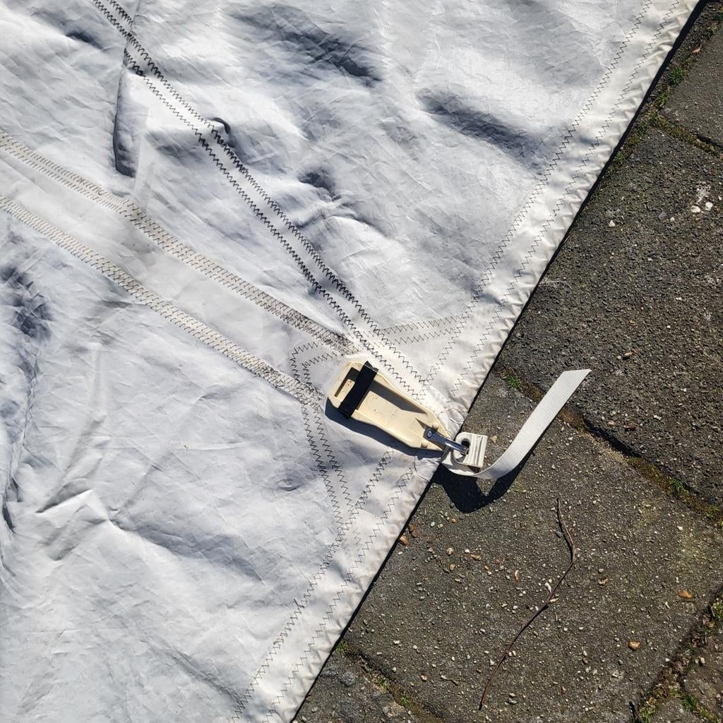 Doorgelat Grootzeil - Zeil voor uw boot, Watersport en Boten, 30 tot 60 m², 6 meter of meer, Gebruikt, Grootzeil