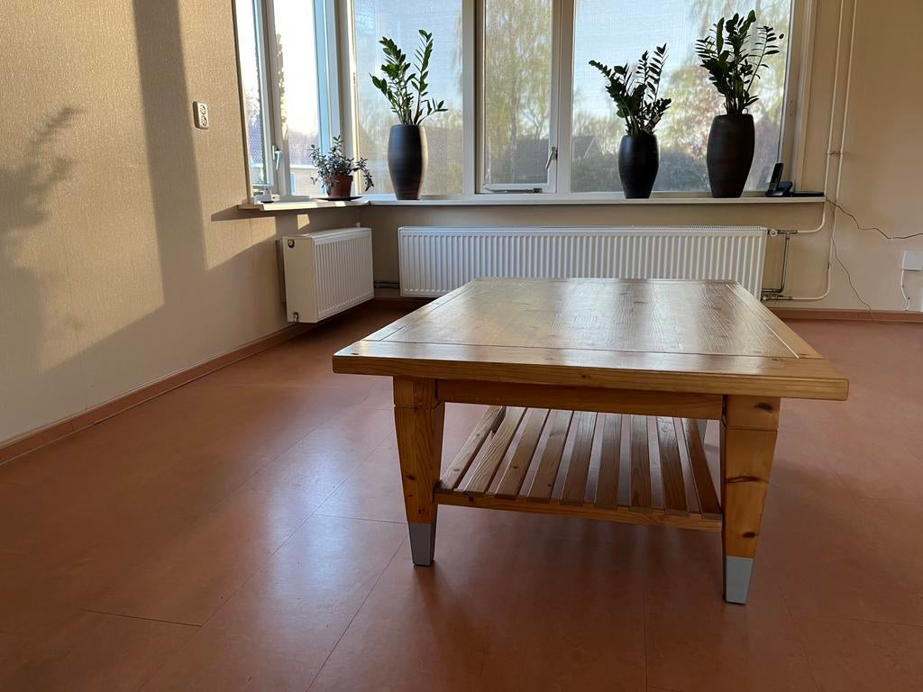 Lundia salontafel met losse onderlegger, Ophalen, 100 tot 150 cm, 50 tot 100 cm, Zo goed als nieuw