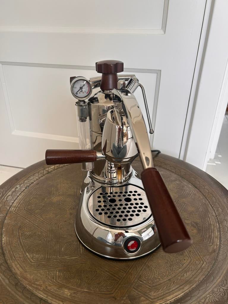 La Pavoni Stradivari espresso hevelmachine, Ophalen, Espresso apparaat, Koffiebonen, Zo goed als nieuw