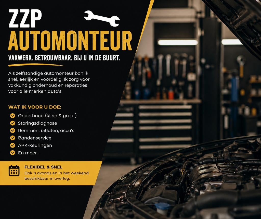 ZZP AUTOMONTEUR – Betaalbaar & Betrouwbaar, 24-uursservice, Overige werkzaamheden