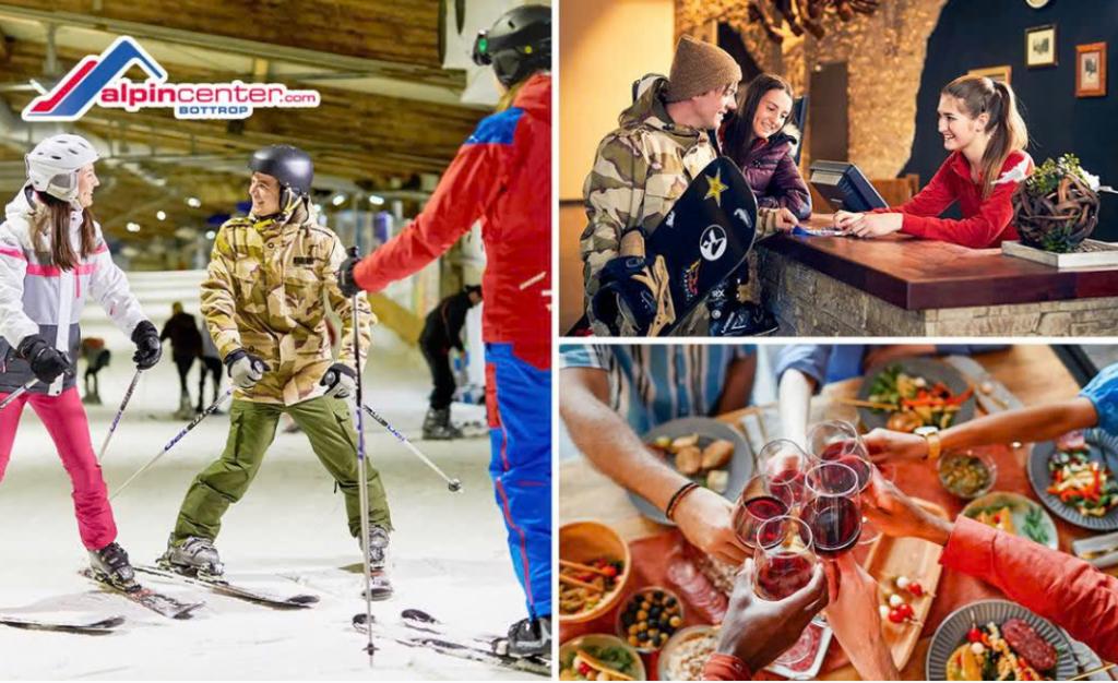 Alpincenter Bottrop tickets all inclusive op 29 April €24,95, Drie personen of meer, Cadeaubon, Arrangement, Overige typen