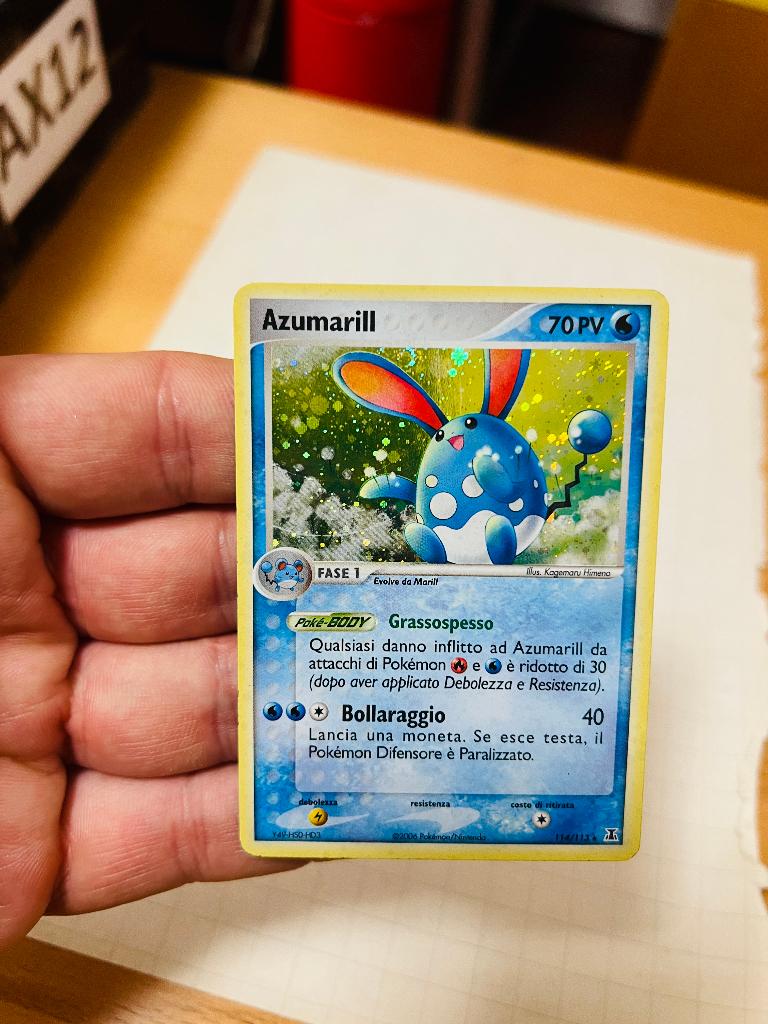 Azumarill 114/113 Holo Ex Delta Species Pokemon, Verzenden, Zo goed als nieuw, Losse kaart, Foil