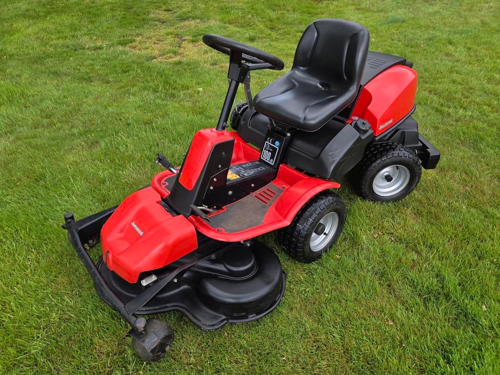 Goedwerkende Jonsered Frontmaaier 103cm mulch  Knikbesturing, Ophalen, Gebruikt, Jonsered Husqvarna, Mulchfunctie