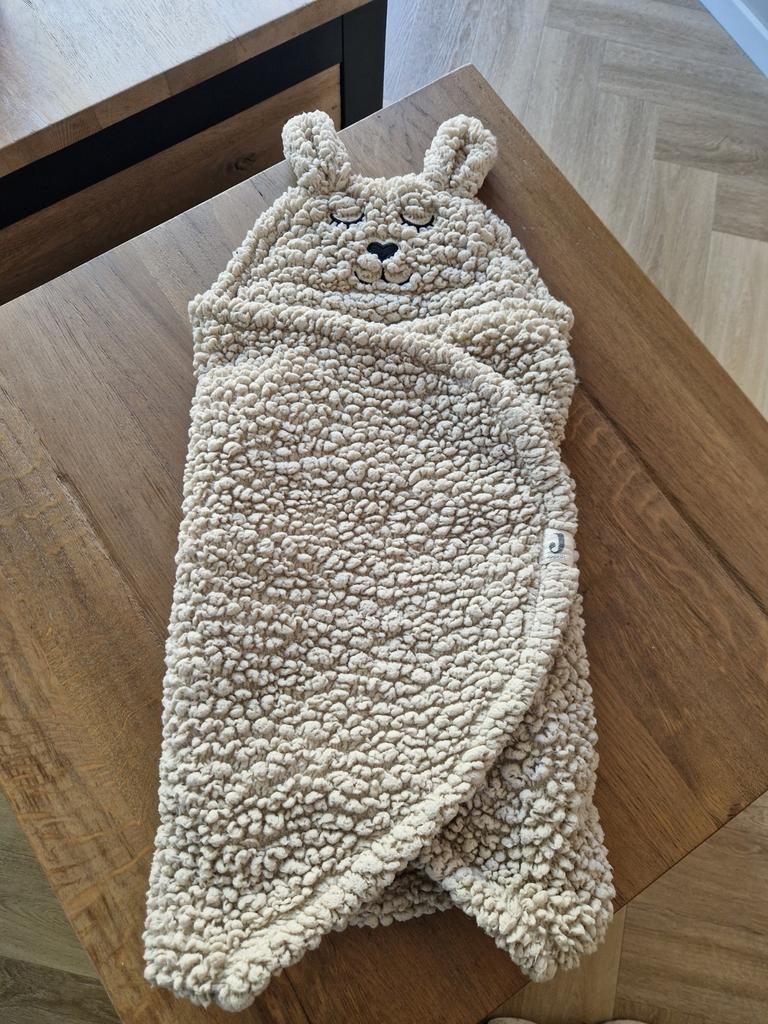 Jollein wikkeldeken bunny nougat voor maxi cosi/autostoel, Kinderen en Baby's, Dekens, Slaapzakjes en Inbakerproducten, Ophalen of Verzenden