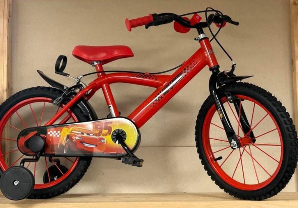 Lightning Mcqueen 16 inch, Fietsen en Brommers, Fietsen | Jongens, Ophalen, Nl, Nulachtenvijftig.nl, Zo goed als nieuw