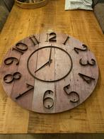 Klok diameter 70cm, Huis en Inrichting, Woonaccessoires | Klokken, Ophalen of Verzenden, Zo goed als nieuw, Analoog, Wandklok