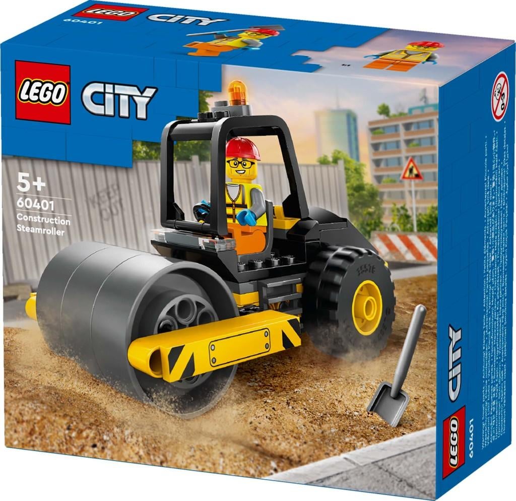 Lego City 60401 Stoomwals NIEUW, Lego, Lego, Nieuw, Ophalen of Verzenden